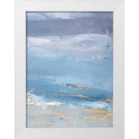 Just Before Dusk II White Modern Wood Framed Art Print by Contacessi, Julia