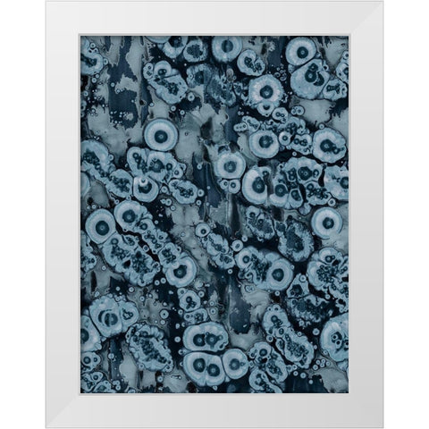 Affix III White Modern Wood Framed Art Print by Guthrie, Jenna