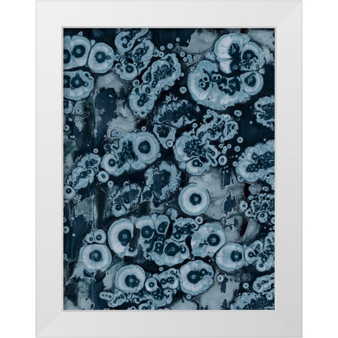 Affix IV White Modern Wood Framed Art Print by Guthrie, Jenna
