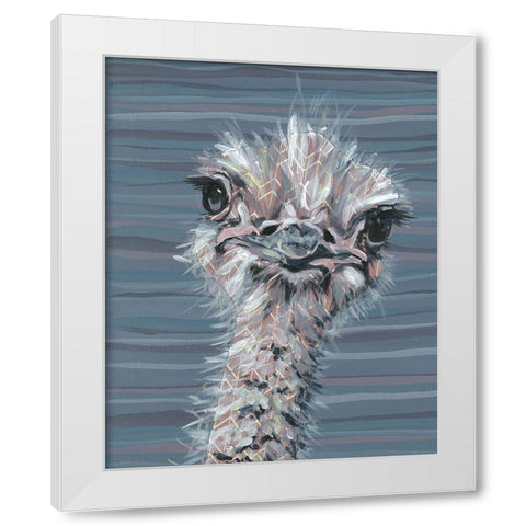 Animal Patterns V White Modern Wood Framed Art Print by Rutledge, Jennifer