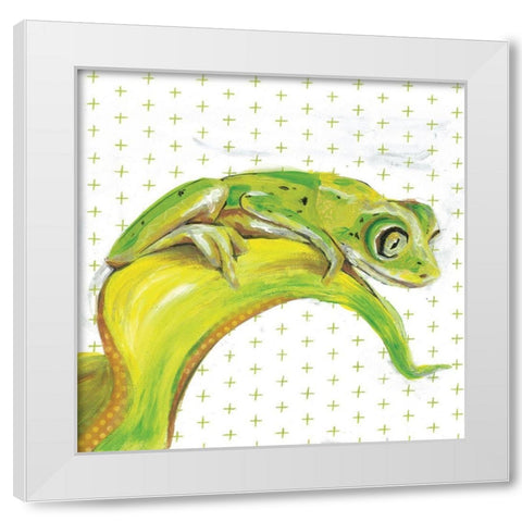 Animal Baby II White Modern Wood Framed Art Print by Rutledge, Jennifer