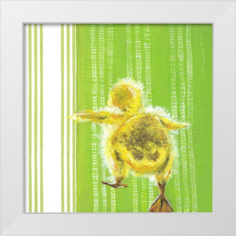 Animal Baby IV White Modern Wood Framed Art Print by Rutledge, Jennifer