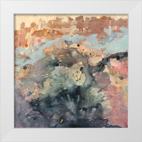 Coulee I White Modern Wood Framed Art Print by Borges, Victoria