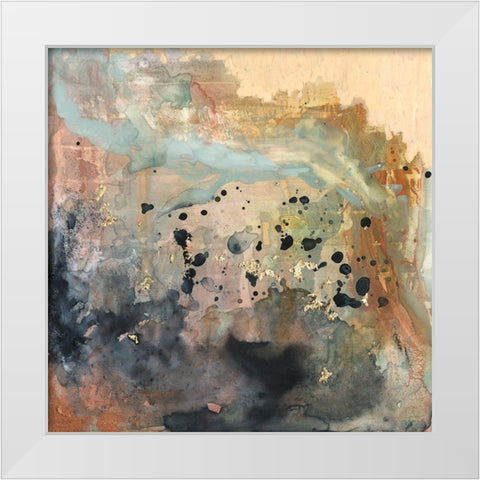 Coulee II White Modern Wood Framed Art Print by Borges, Victoria