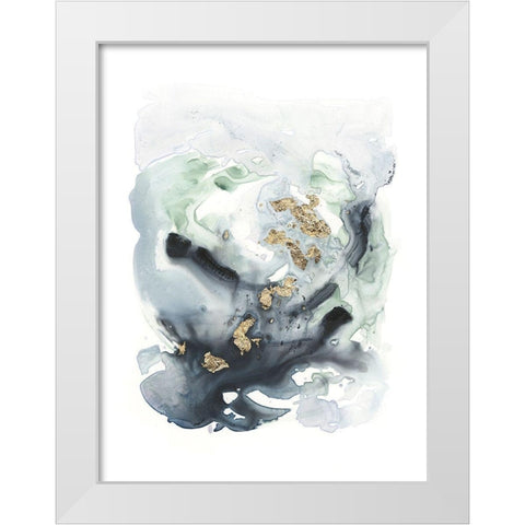 Archipelago I White Modern Wood Framed Art Print by Borges, Victoria