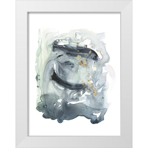 Archipelago II White Modern Wood Framed Art Print by Borges, Victoria