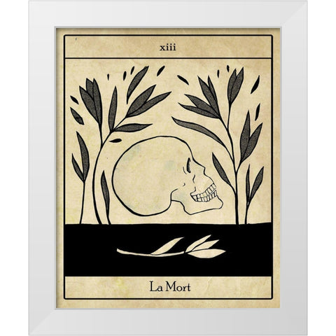 All Hallows Eve II White Modern Wood Framed Art Print by Scarvey, Emma