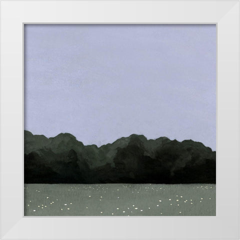 Pastel Evening II White Modern Wood Framed Art Print by Scarvey, Emma