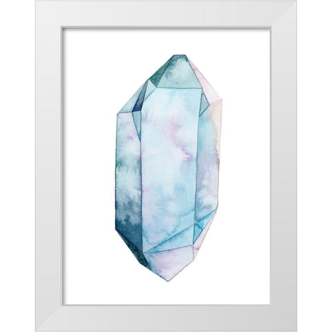 Twilight Gem I White Modern Wood Framed Art Print by Popp, Grace