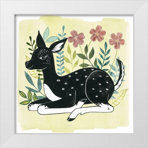 Floral Forester II White Modern Wood Framed Art Print by Popp, Grace