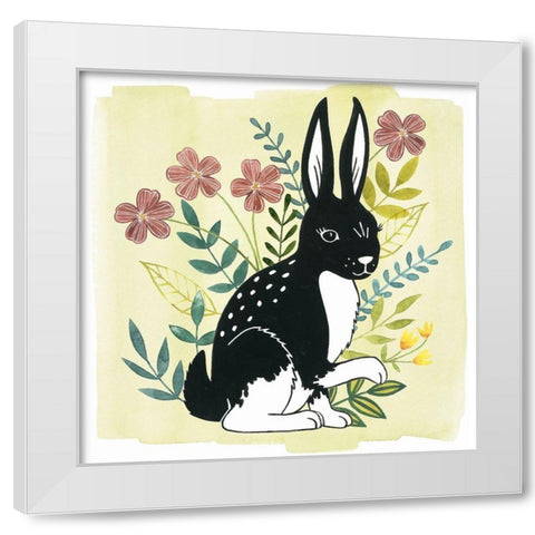 Floral Forester IV White Modern Wood Framed Art Print by Popp, Grace