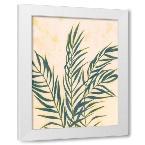 Sunset Fronds I White Modern Wood Framed Art Print by Popp, Grace