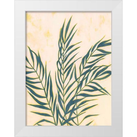 Sunset Fronds I White Modern Wood Framed Art Print by Popp, Grace