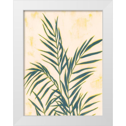 Sunset Fronds II White Modern Wood Framed Art Print by Popp, Grace