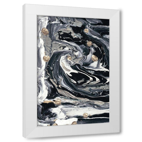 Ebony and Ivory I White Modern Wood Framed Art Print by Ludwig, Alicia
