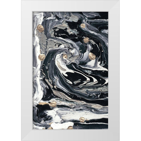 Ebony and Ivory I White Modern Wood Framed Art Print by Ludwig, Alicia
