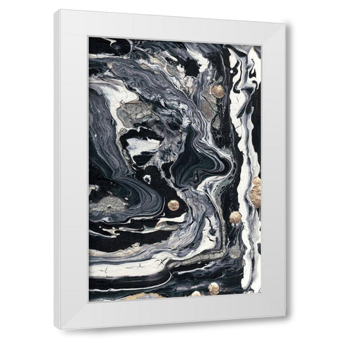 Ebony and Ivory II White Modern Wood Framed Art Print by Ludwig, Alicia