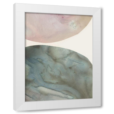 Gravitate IV White Modern Wood Framed Art Print by Borges, Victoria