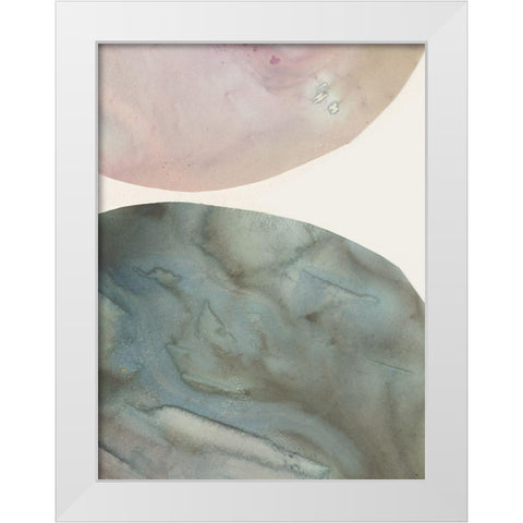 Gravitate IV White Modern Wood Framed Art Print by Borges, Victoria