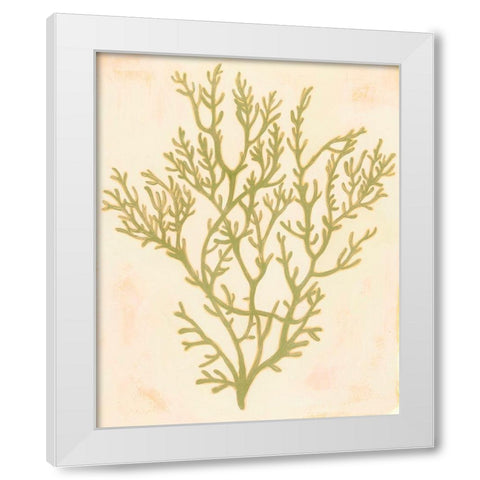 Deep Sea Coral I White Modern Wood Framed Art Print by Popp, Grace
