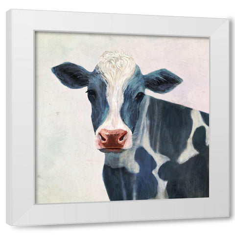 Over the Gate I White Modern Wood Framed Art Print by Borges, Victoria