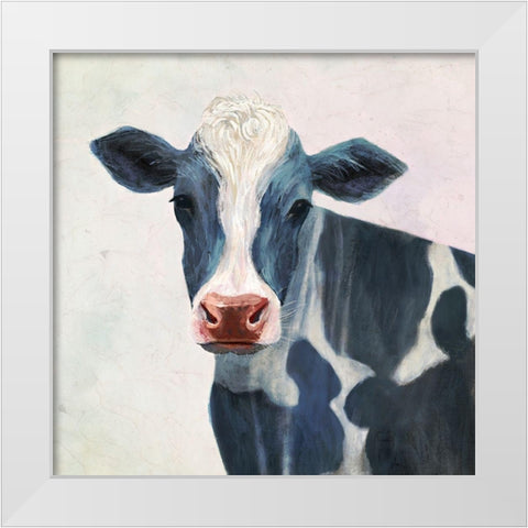 Over the Gate I White Modern Wood Framed Art Print by Borges, Victoria