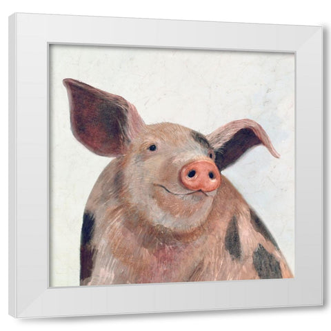 Over the Gate IV White Modern Wood Framed Art Print by Borges, Victoria