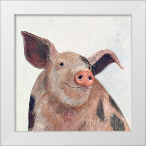 Over the Gate IV White Modern Wood Framed Art Print by Borges, Victoria