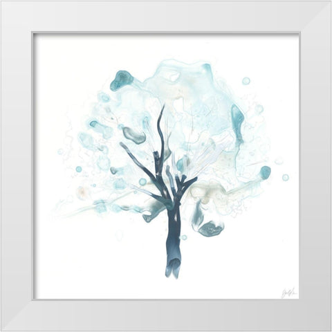 Liquid Arbor II White Modern Wood Framed Art Print by Vess, June Erica