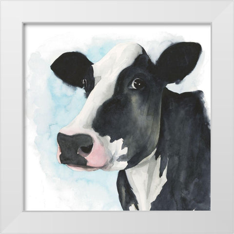 Farmhouse Friend I White Modern Wood Framed Art Print by Popp, Grace