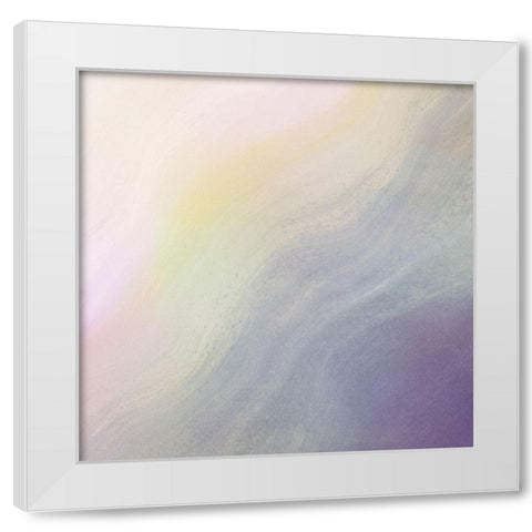 Abalone Haze I White Modern Wood Framed Art Print by Borges, Victoria