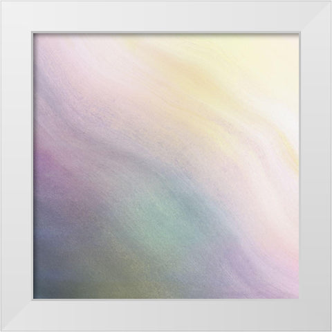 Abalone Haze II White Modern Wood Framed Art Print by Borges, Victoria
