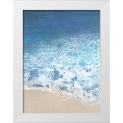 Ebb and Flow II White Modern Wood Framed Art Print by Borges, Victoria