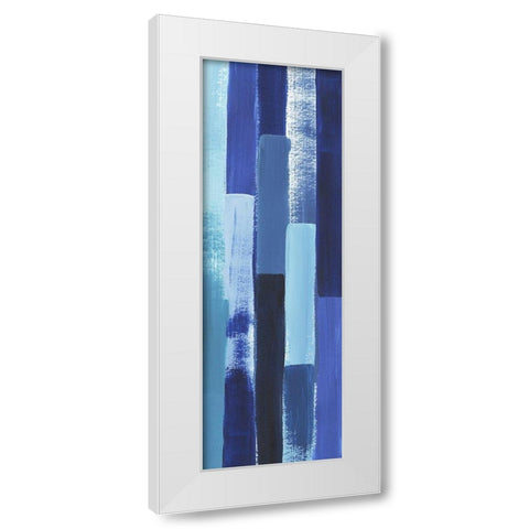 Azule Waterfall II White Modern Wood Framed Art Print by Popp, Grace