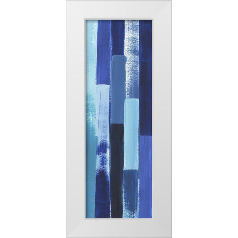 Azule Waterfall II White Modern Wood Framed Art Print by Popp, Grace