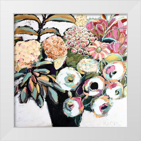 Summer Lovin I White Modern Wood Framed Art Print by Rivera, Michelle