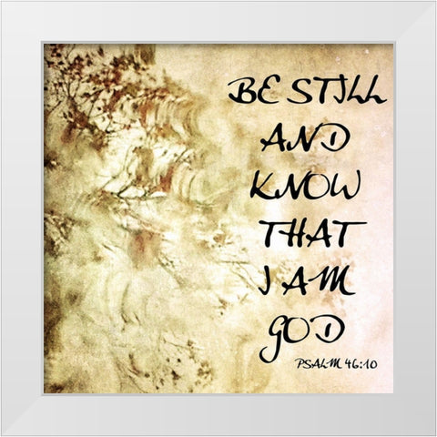 Spiritual I White Modern Wood Framed Art Print by Nall, Skip