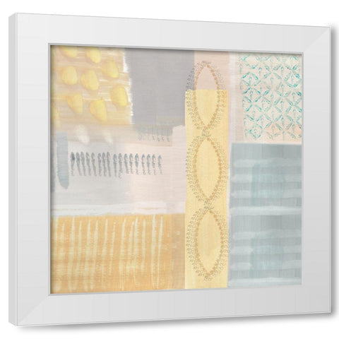 Corn Field I White Modern Wood Framed Art Print by Kouta, Flora