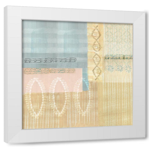 Corn Field II White Modern Wood Framed Art Print by Kouta, Flora
