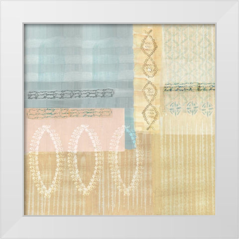 Corn Field II White Modern Wood Framed Art Print by Kouta, Flora