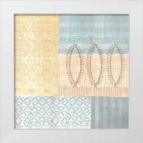 Corn Field III White Modern Wood Framed Art Print by Kouta, Flora