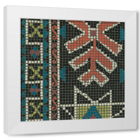 Woven Journey I White Modern Wood Framed Art Print by Zarris, Chariklia