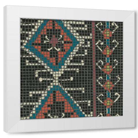 Woven Journey III White Modern Wood Framed Art Print by Zarris, Chariklia