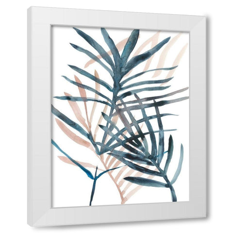 Panama Palms II White Modern Wood Framed Art Print by Zarris, Chariklia