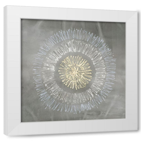 UA CH Polaris I White Modern Wood Framed Art Print by Lam, Vanna