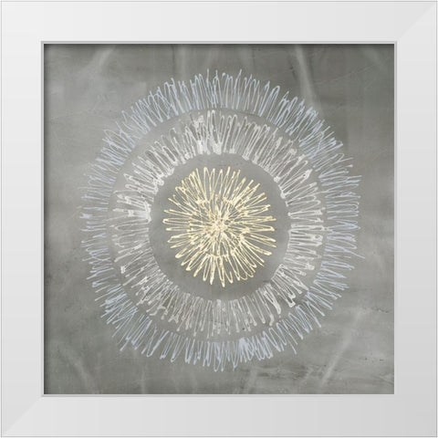 UA CH Polaris I White Modern Wood Framed Art Print by Lam, Vanna