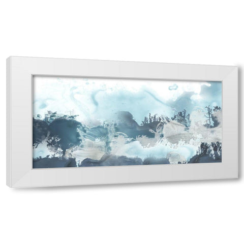 Forest Sea II White Modern Wood Framed Art Print by Vess, June Erica