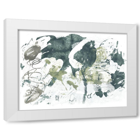 Cloud Farm I White Modern Wood Framed Art Print by Vess, June Erica
