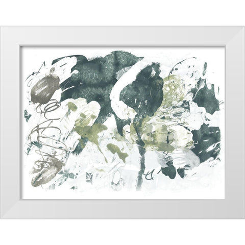 Cloud Farm I White Modern Wood Framed Art Print by Vess, June Erica