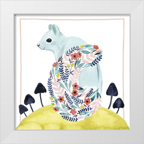 Friends of Clementine I White Modern Wood Framed Art Print by Popp, Grace